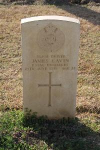 Ismailia War Memorial Cemetery - Cavin, James